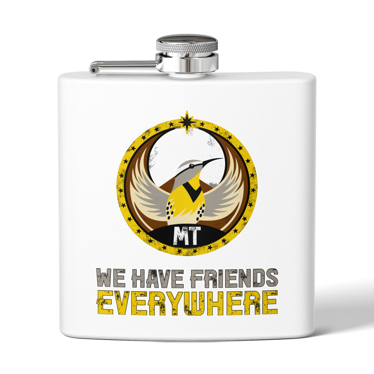 Montana Meadowlark Rebel Flask - 6oz. - MT - Friends Everywhere