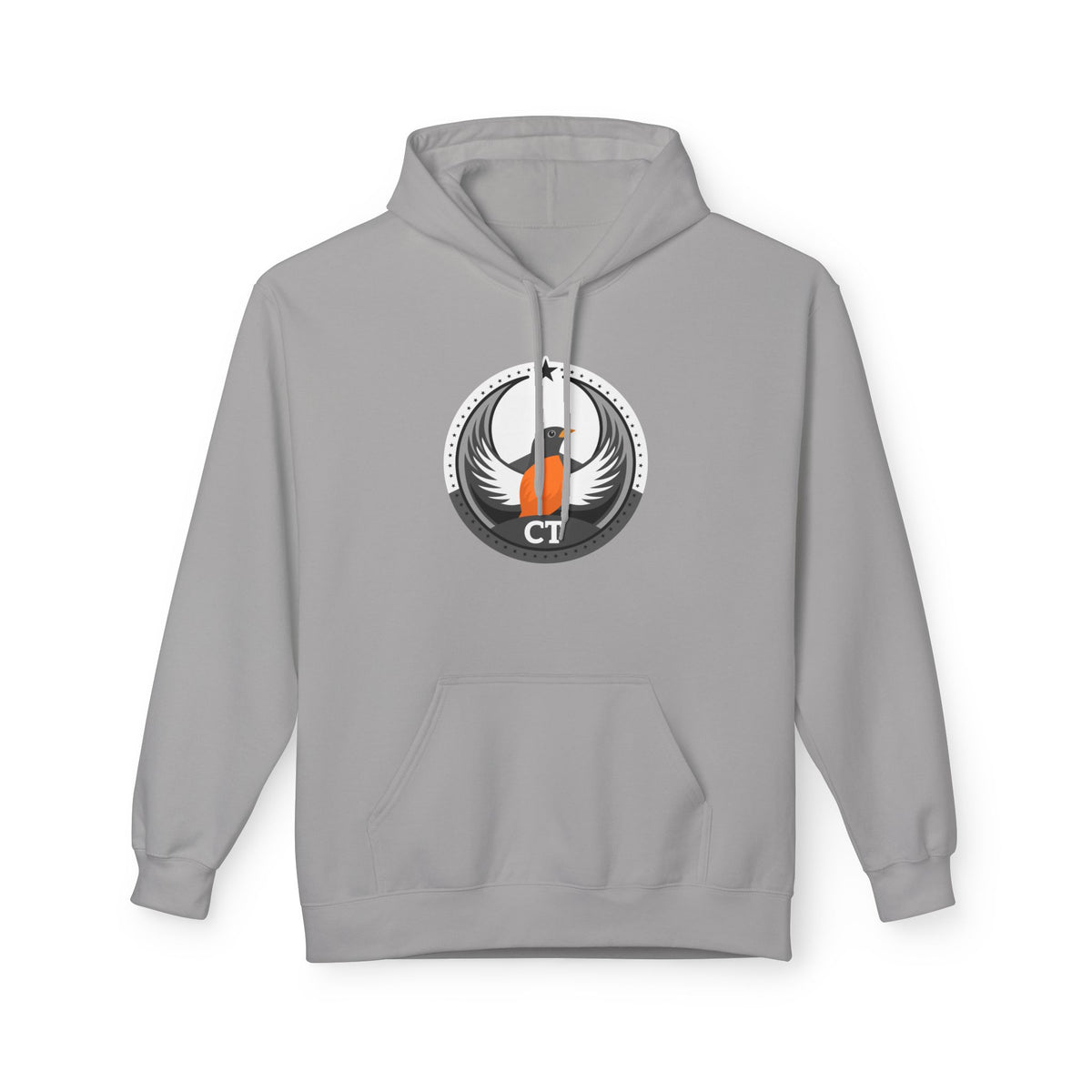 Bird Rebels Midweight Softstyle Fleece Hoodie – CT – Light