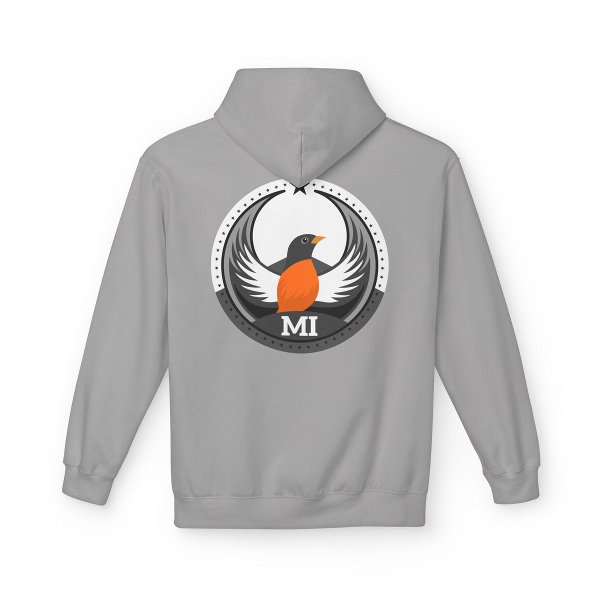 Bird Rebels Midweight Softstyle Fleece Hoodie – MI – Light