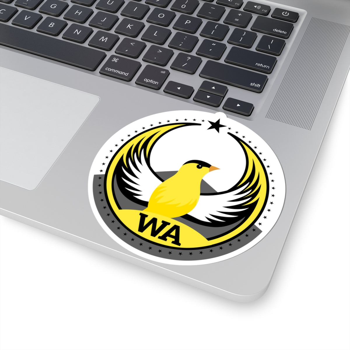 Bird Rebels Kiss-Cut Stickers – WA – Willow Goldfinch – Light