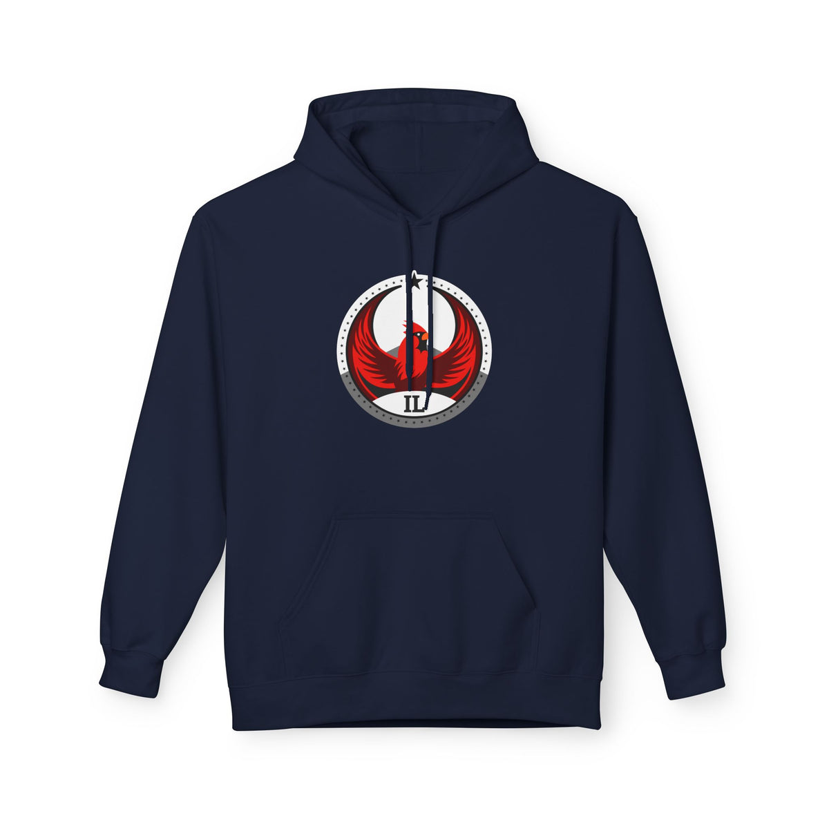 Bird Rebels Midweight Softstyle Fleece Hoodie – IL – Light