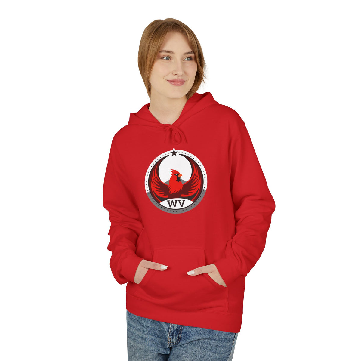 Bird Rebels Midweight Softstyle Fleece Hoodie – WV – Light