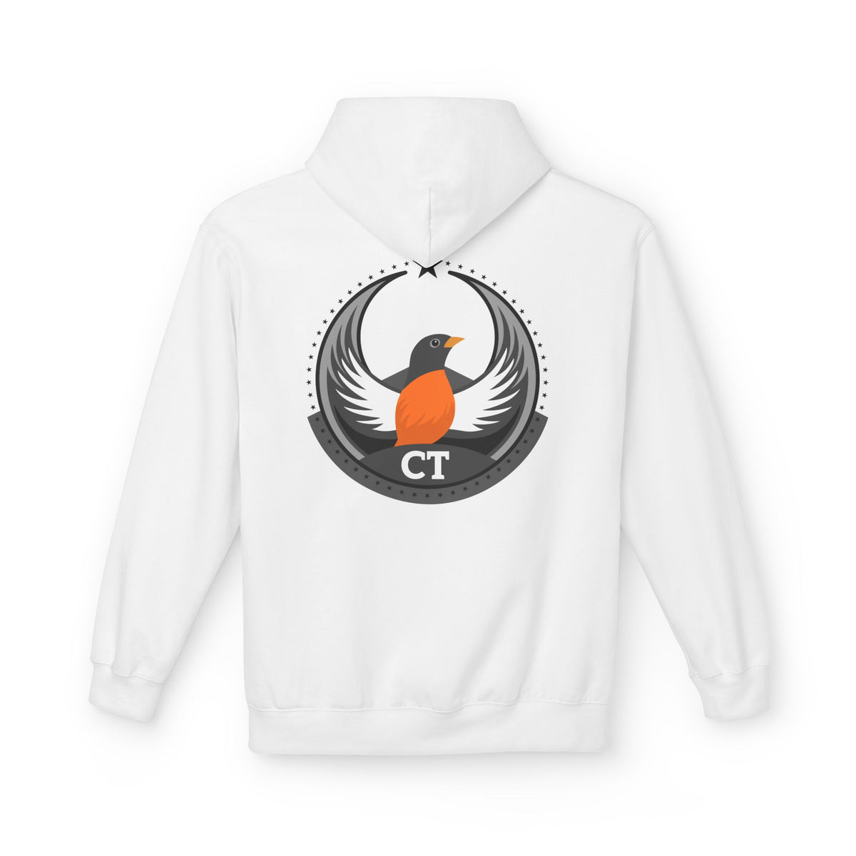 Bird Rebels Midweight Softstyle Fleece Hoodie – CT – Light