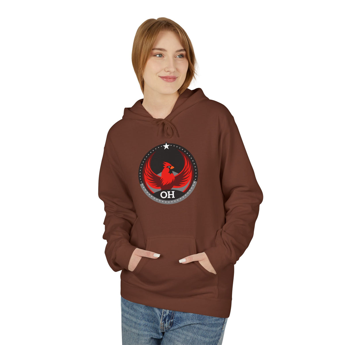 Bird Rebels Midweight Softstyle Fleece Hoodie – OH – Dark