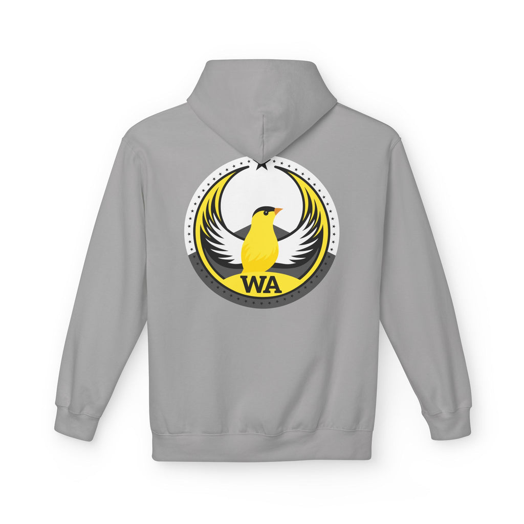 Bird Rebels Midweight Softstyle Fleece Hoodie – WA – Willow Goldfinch – Light