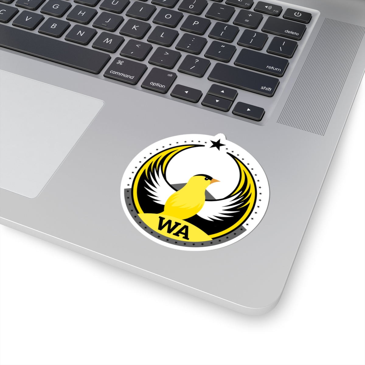 Washington American Goldfinch Light Kiss-Cut Sticker | Bird Rebels WA Community Pride Decal