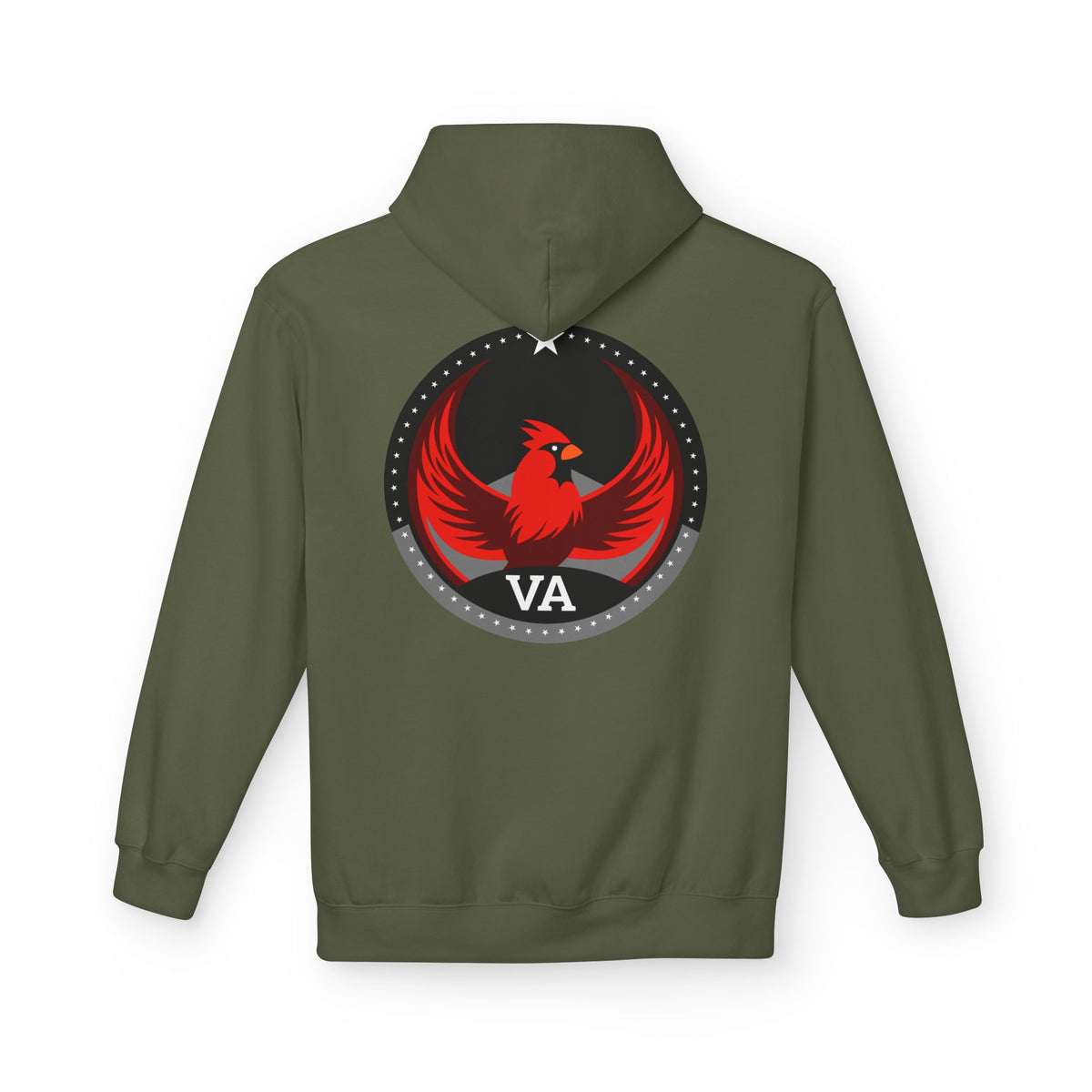 Bird Rebels Midweight Softstyle Fleece Hoodie – VA – Dark