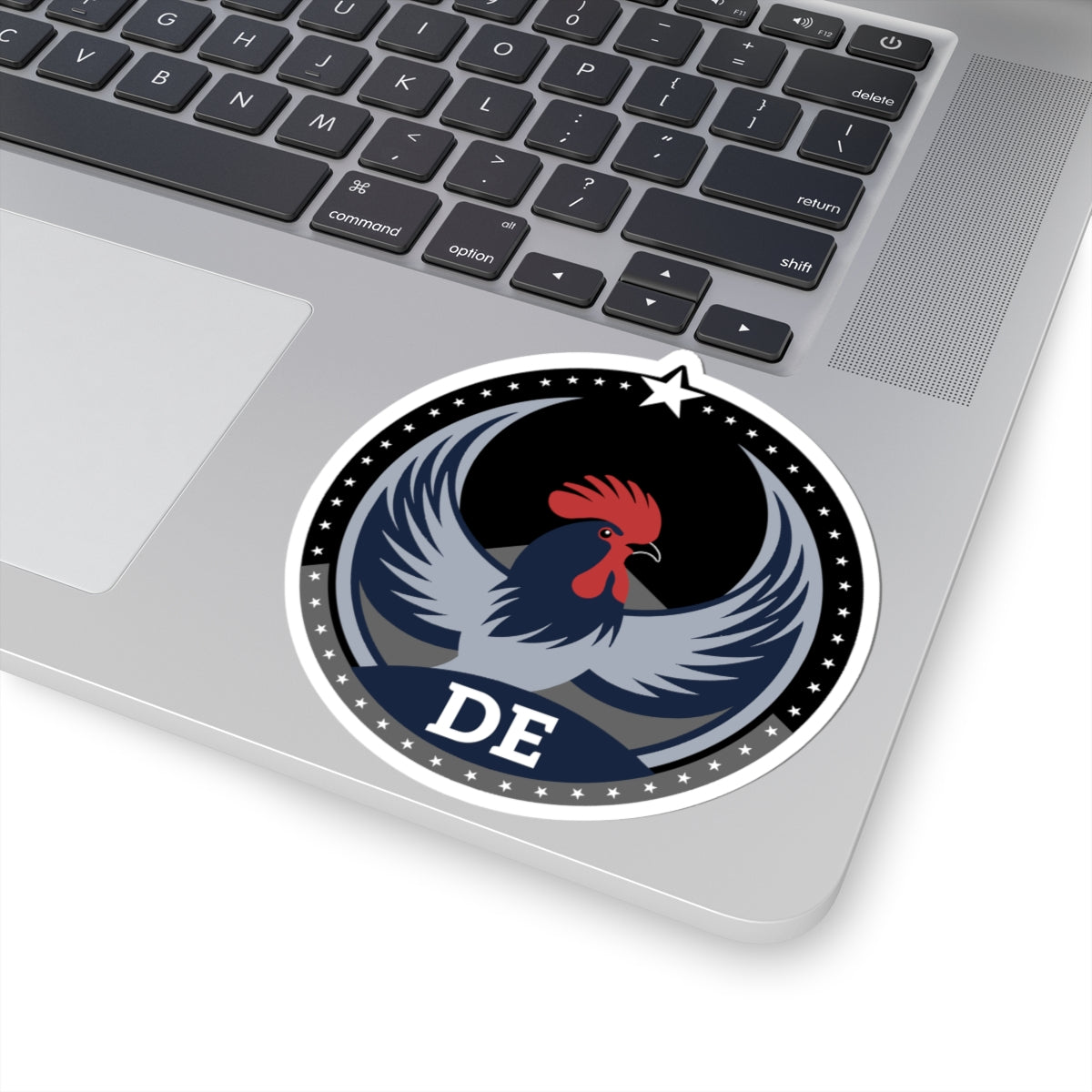 Delaware Delaware Blue Hen Dark Kiss-Cut Sticker | Bird Rebels DE Community Pride Decal