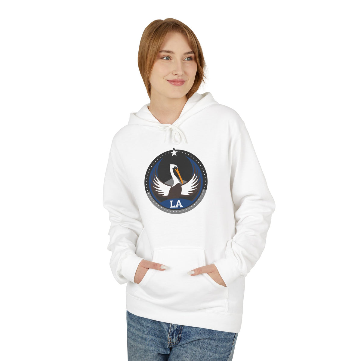 Bird Rebels Midweight Softstyle Fleece Hoodie – LA – Dark