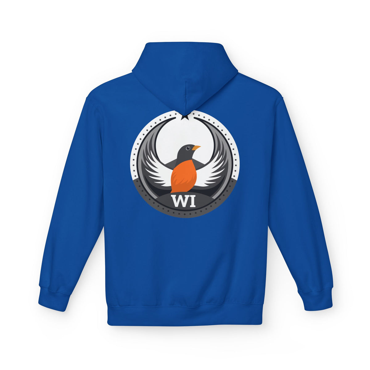 Bird Rebels Midweight Softstyle Fleece Hoodie – WI – Light