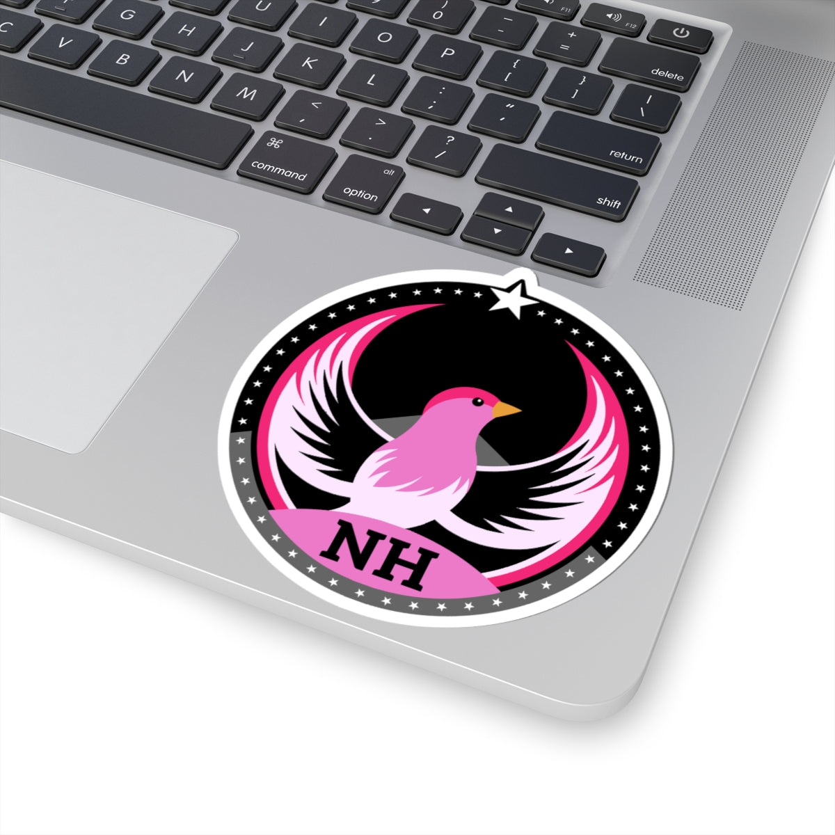 New Hampshire Purple Finch Dark Kiss-Cut Sticker | Bird Rebels NH Community Pride Decal