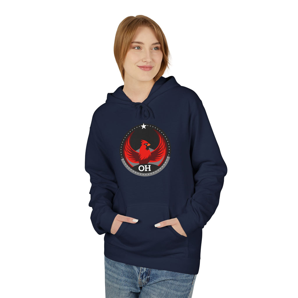 Bird Rebels Midweight Softstyle Fleece Hoodie – OH – Dark