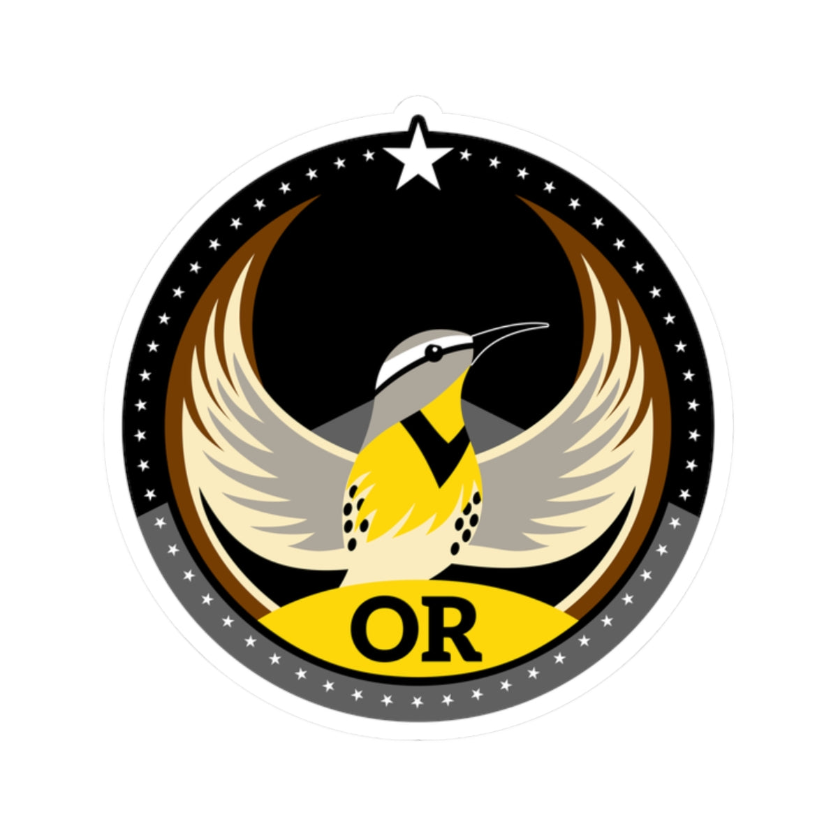 Bird Rebels Kiss-Cut Stickers – OR – Dark