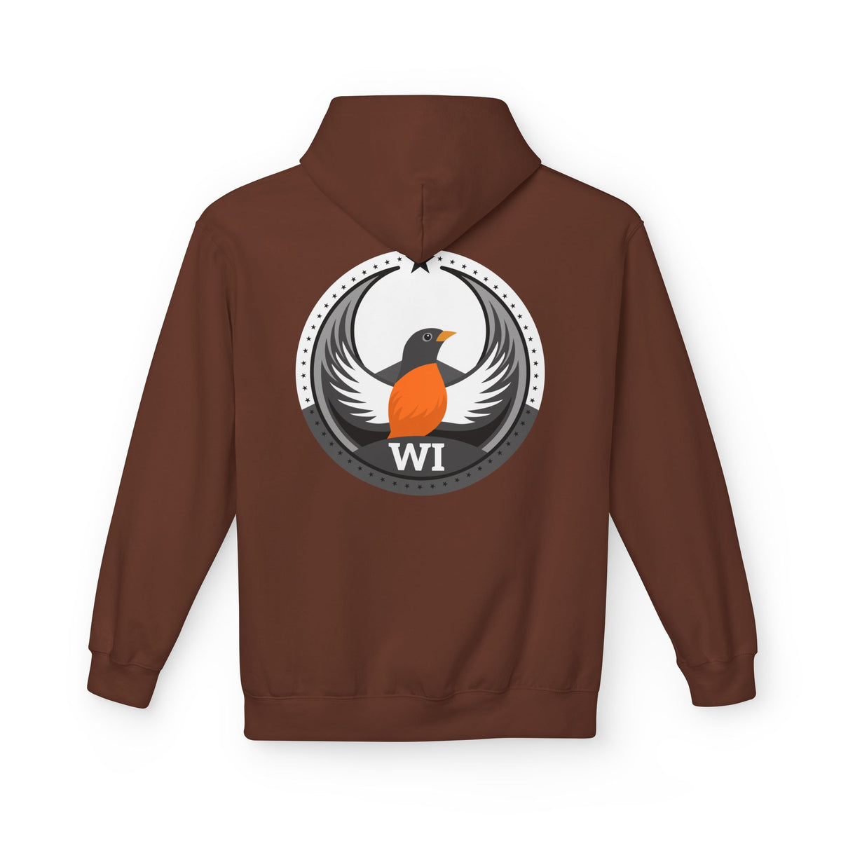 Bird Rebels Midweight Softstyle Fleece Hoodie – WI – Light