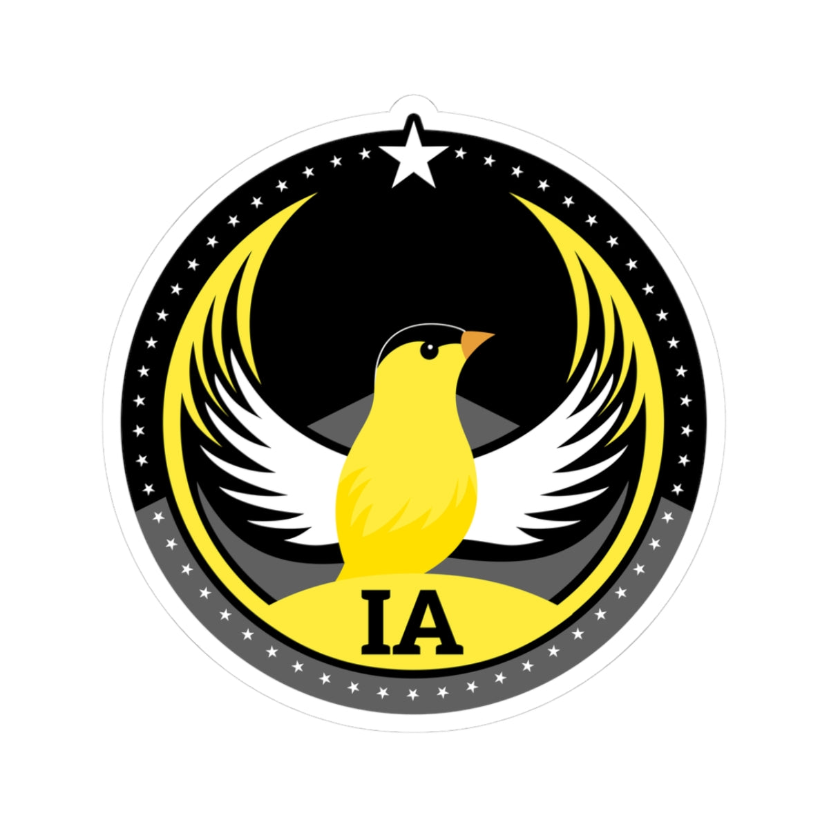 Bird Rebels Kiss-Cut Stickers – IA – dark
