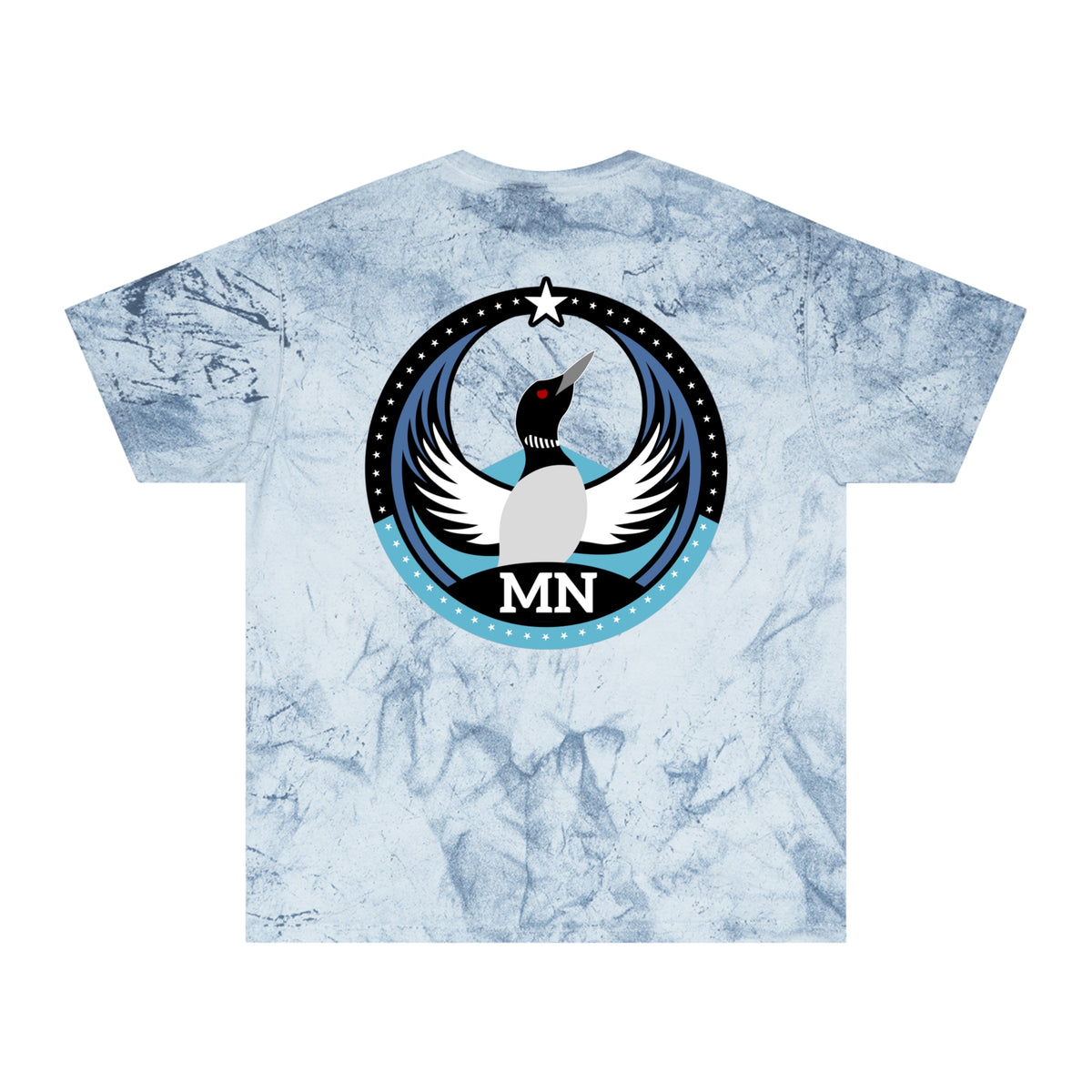 Minnesota Common Loon Bird Rebel – Dark | Comfort Colors Color Blast Tee
