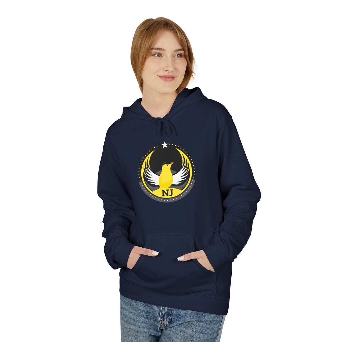 Bird Rebels Midweight Softstyle Fleece Hoodie – NJ – Dark