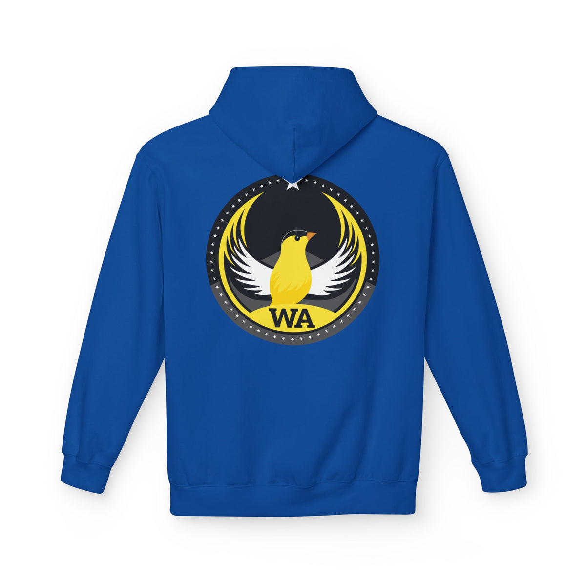 Bird Rebels Midweight Softstyle Fleece Hoodie – WA – Willow Goldfinch – Dark