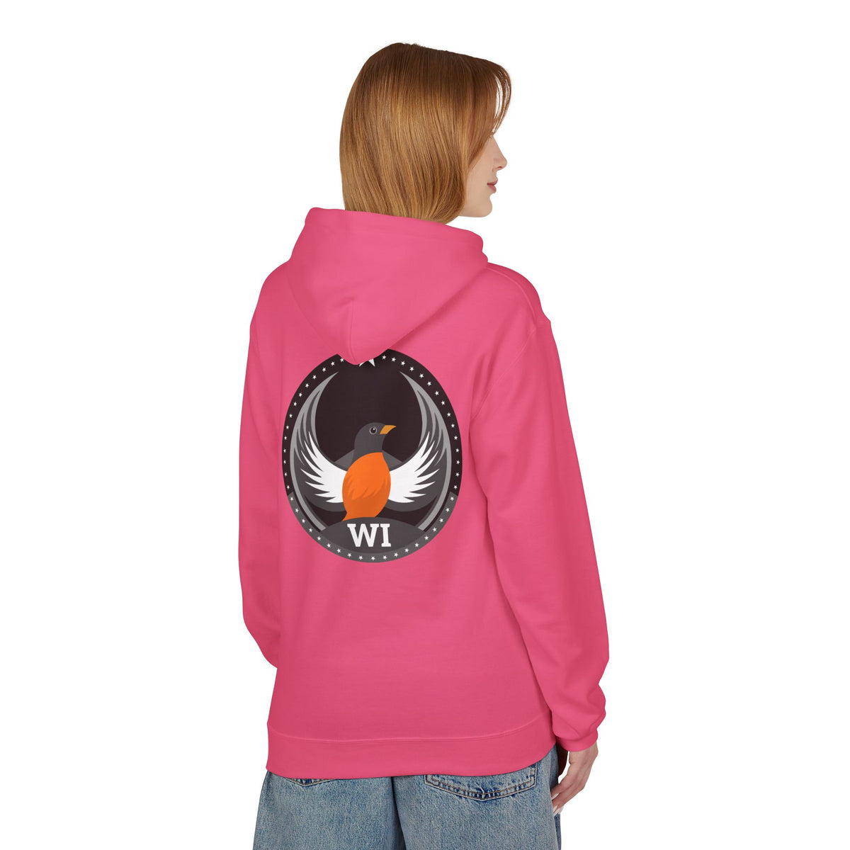 Bird Rebels Midweight Softstyle Fleece Hoodie – WI – Dark