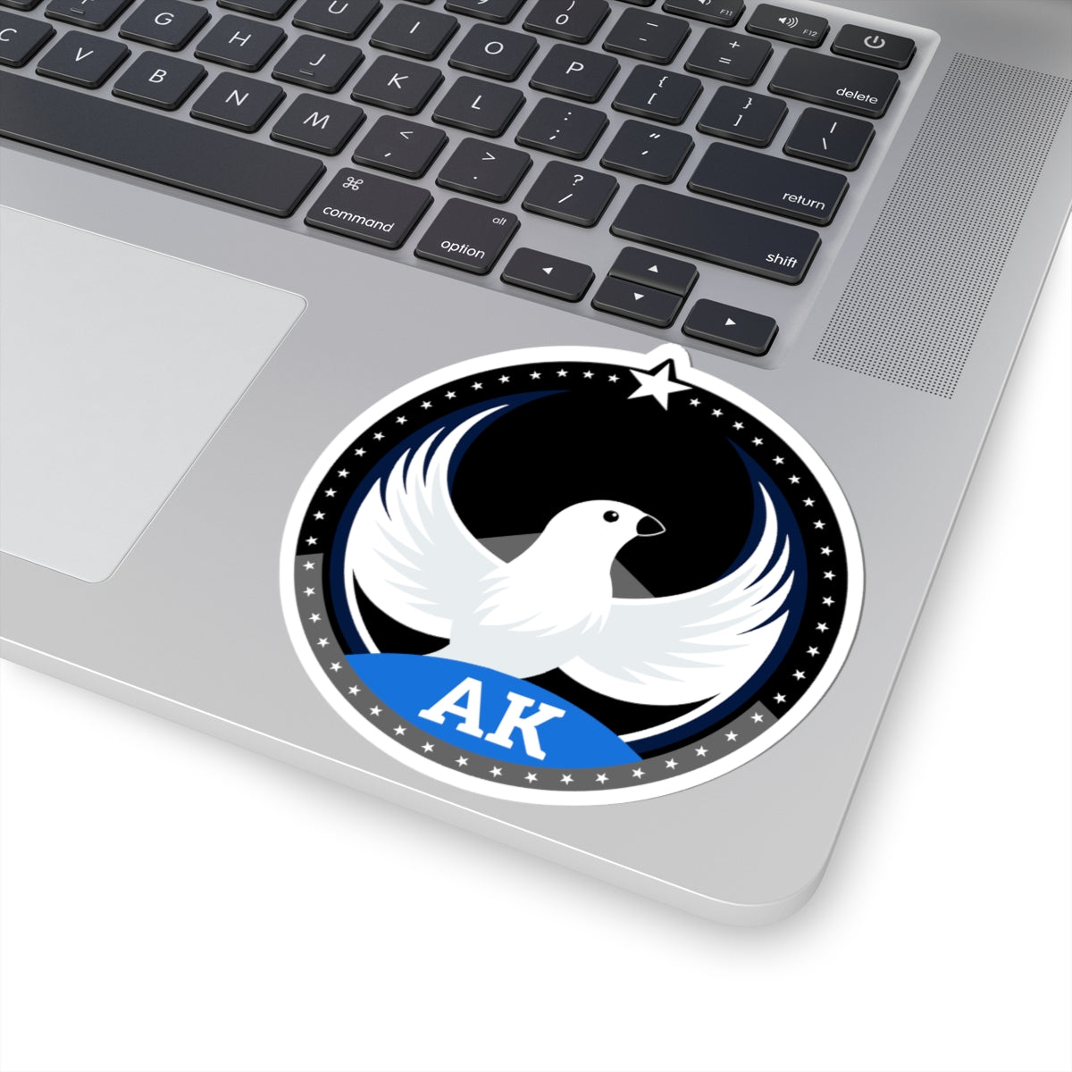 Alaska Willow Ptarmigan Dark Kiss-Cut Sticker | Bird Rebels AK Community Pride Decal