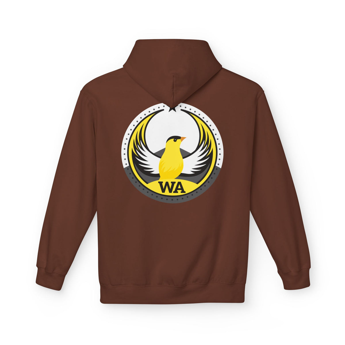 Bird Rebels Midweight Softstyle Fleece Hoodie – WA – Willow Goldfinch – Light