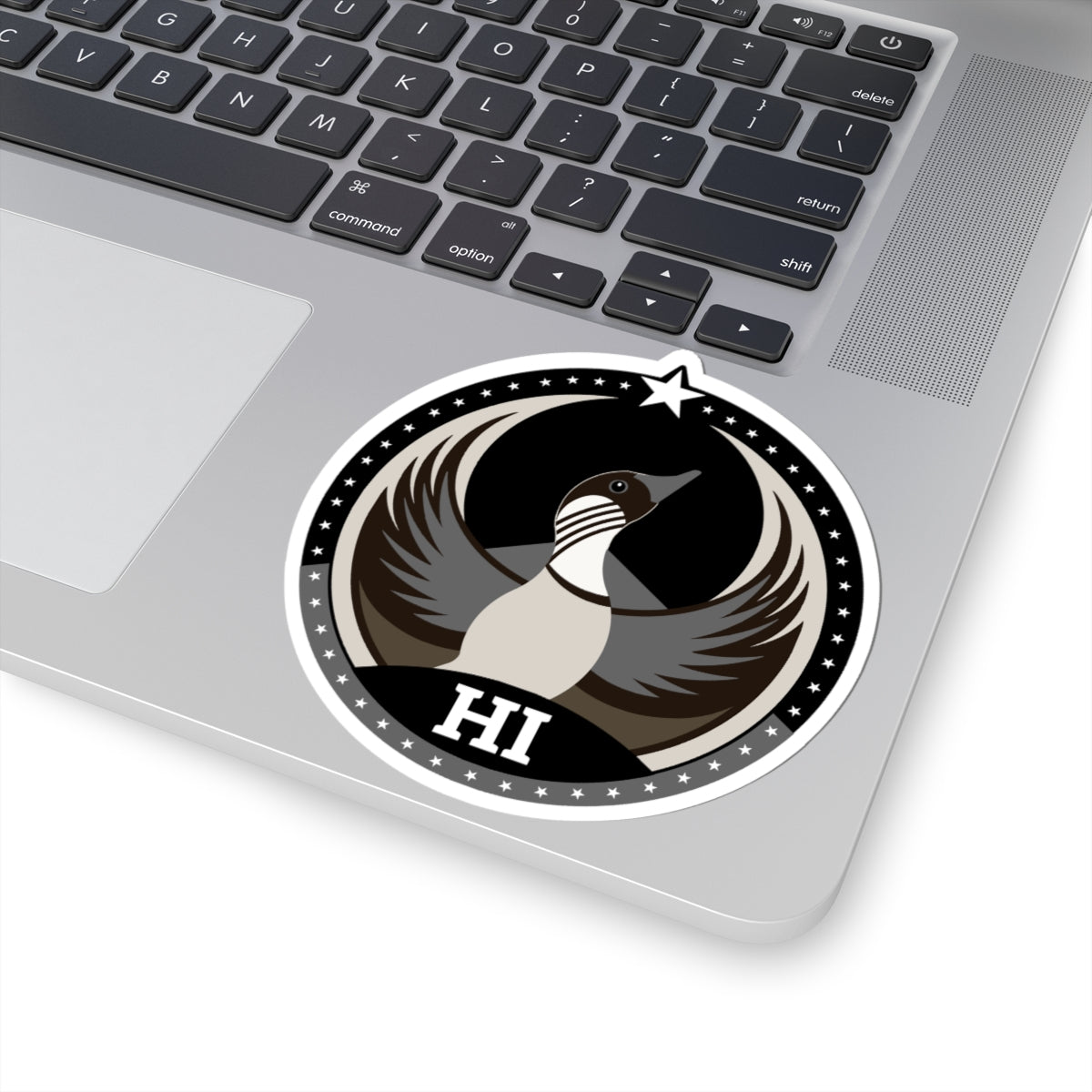 Hawaii Nēnē Dark Kiss-Cut Sticker | Bird Rebels HI Community Pride Decal