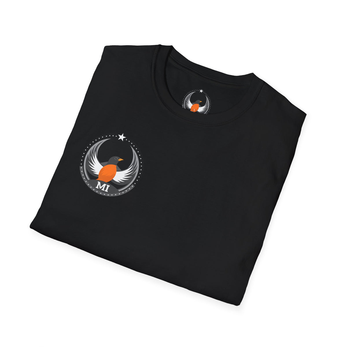 Bird Rebels Softstyle T-Shirt – MI – Dark