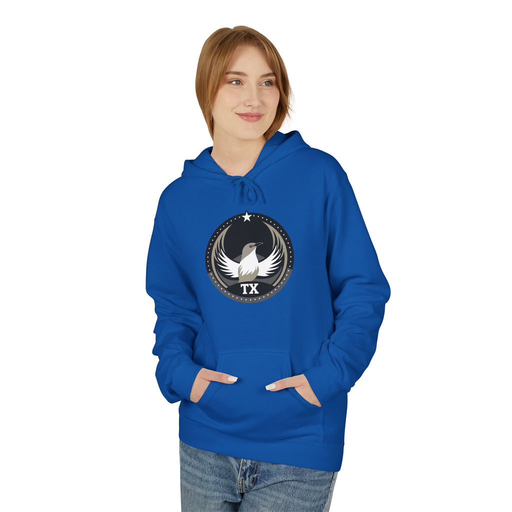 Bird Rebels Midweight Softstyle Fleece Hoodie – TX – Dark