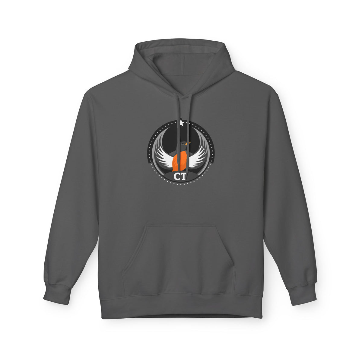 Bird Rebels Midweight Softstyle Fleece Hoodie – CT – Dark