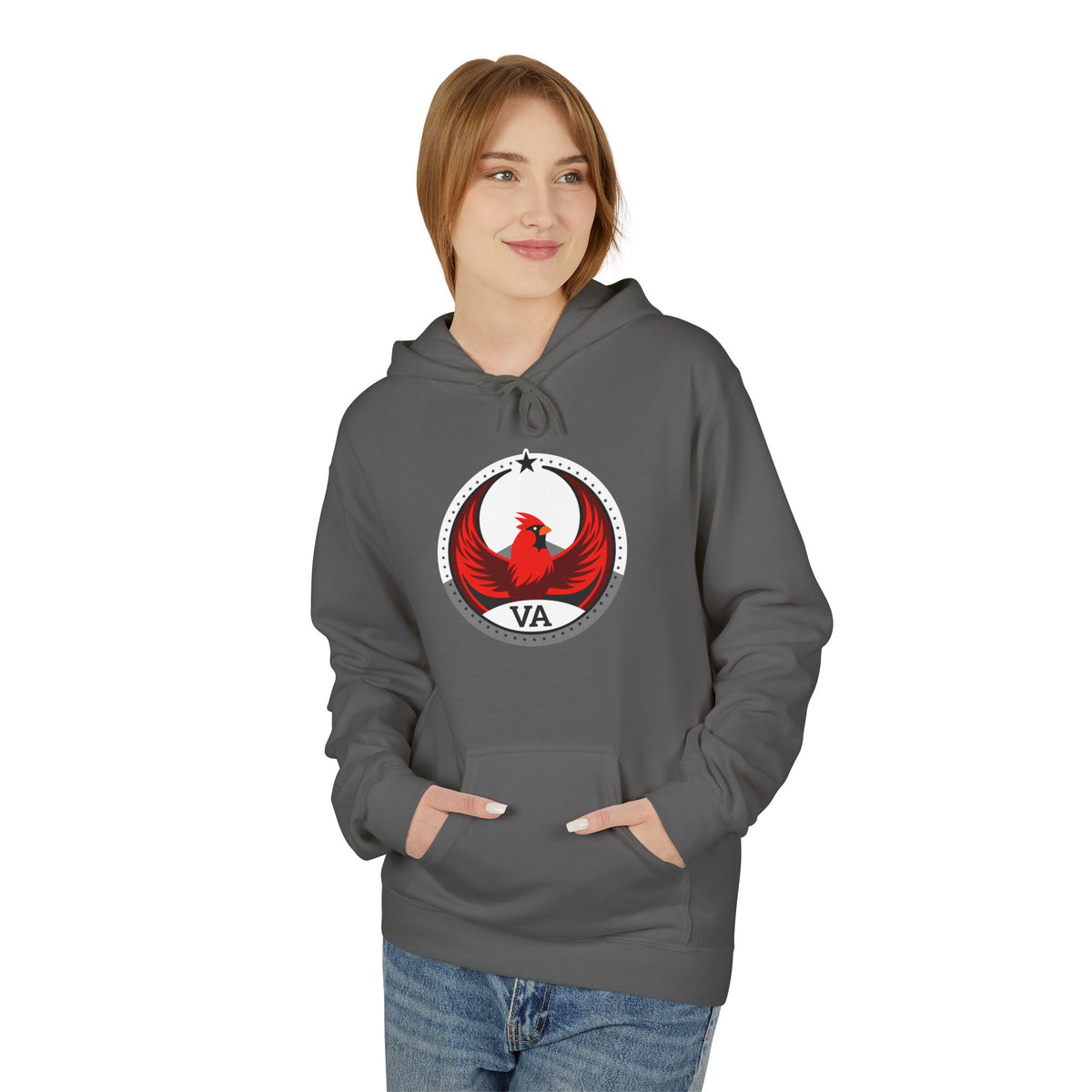 Bird Rebels Midweight Softstyle Fleece Hoodie – VA – Light