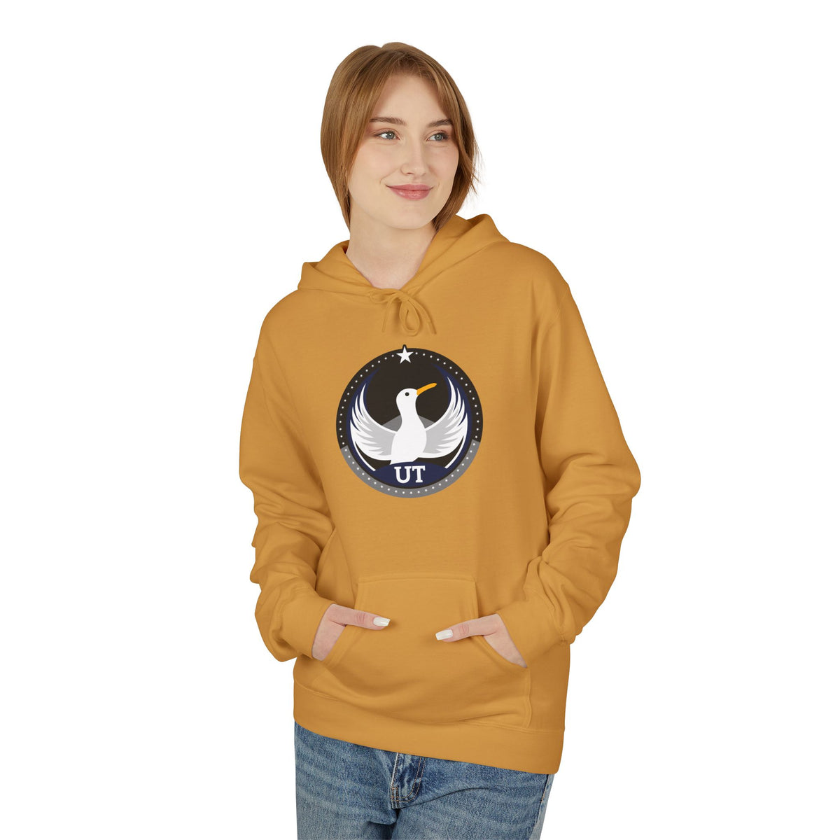 Bird Rebels Midweight Softstyle Fleece Hoodie – UT – Dark