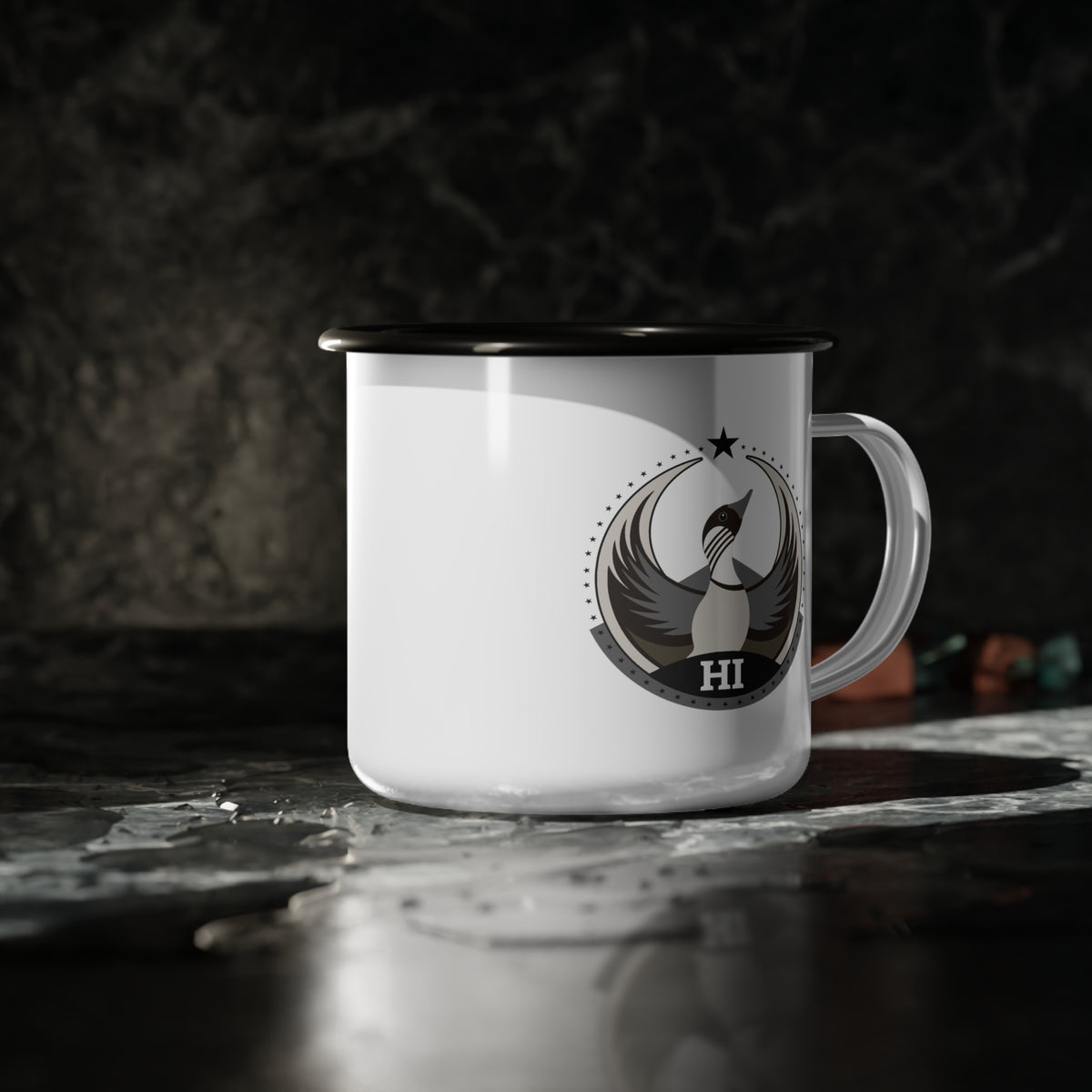 Bird Rebels Enamel Camp Cup – HI – Light