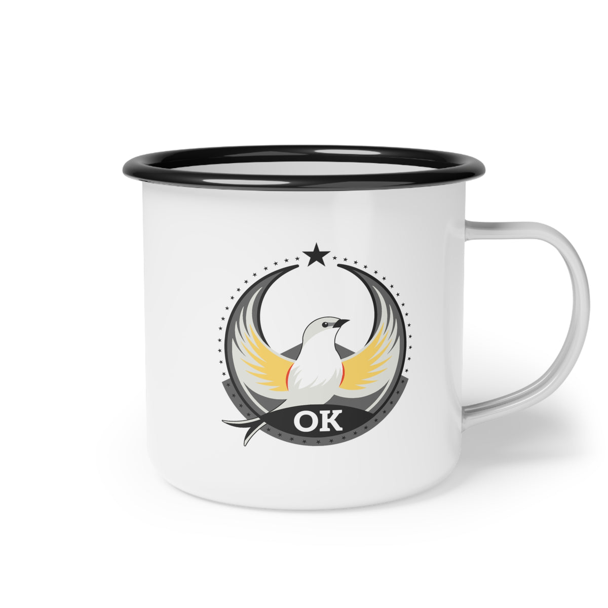 Bird Rebels Enamel Camp Cup – OK – Light