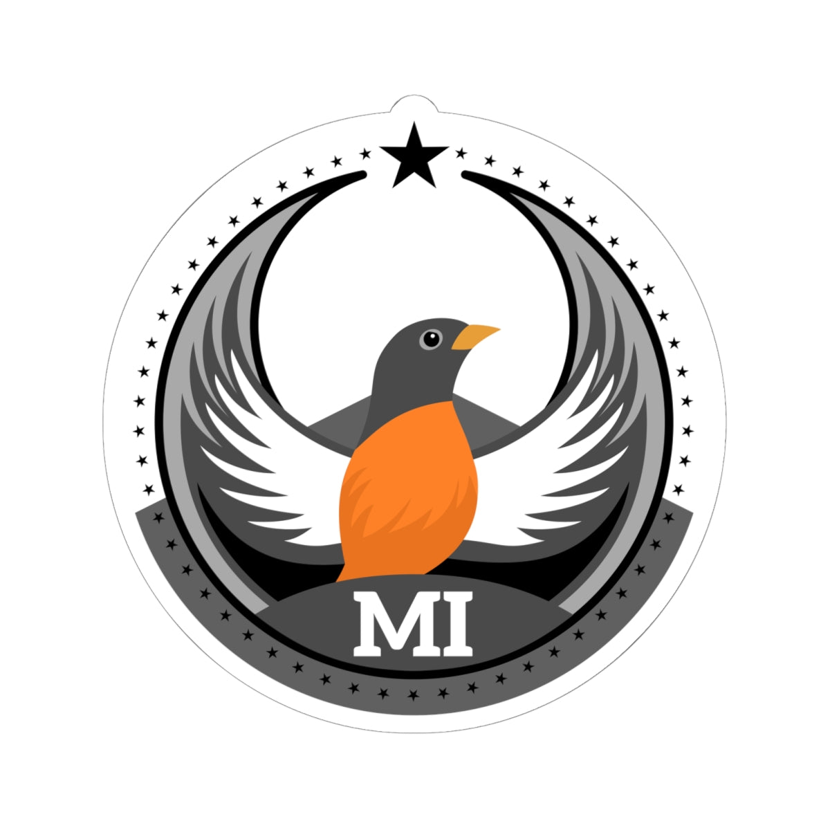 Bird Rebels Kiss-Cut Stickers – MI – Light