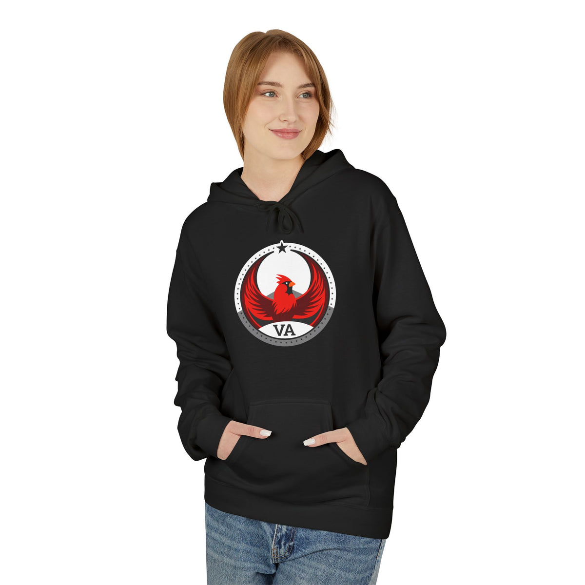 Bird Rebels Midweight Softstyle Fleece Hoodie – VA – Light