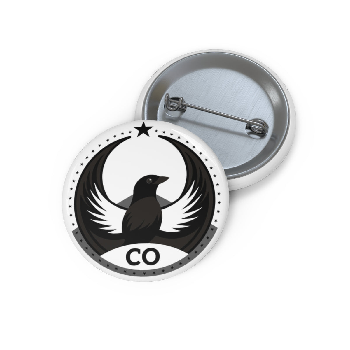 Bird Rebels Custom Pin Button – CO – Light