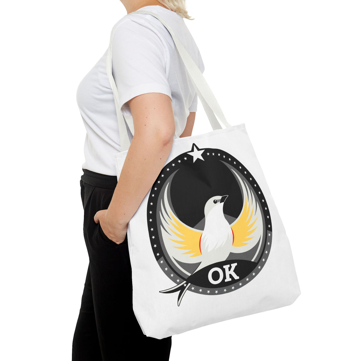 Bird Rebels Tote Bag – OK – Dark