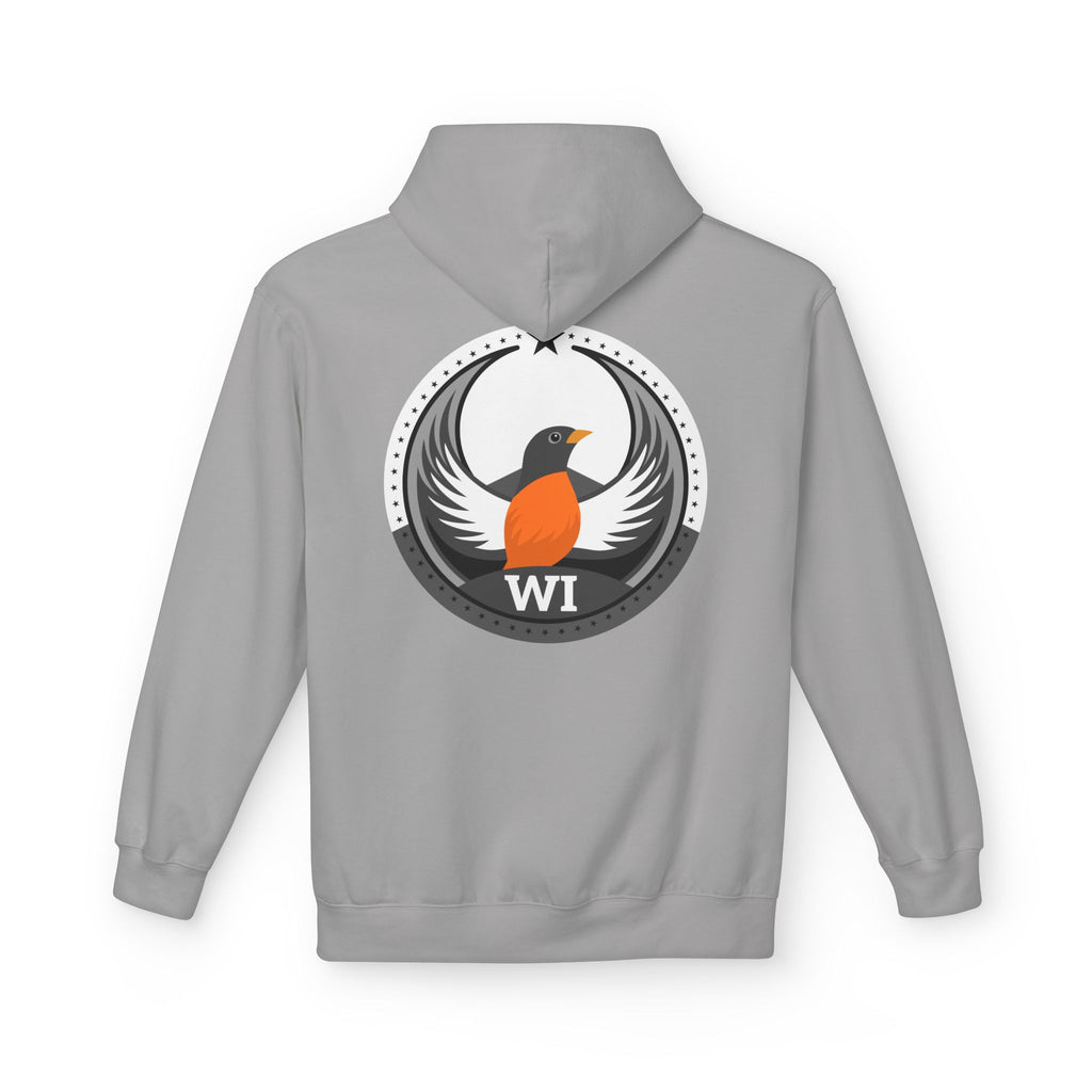 Bird Rebels Midweight Softstyle Fleece Hoodie – WI – Light