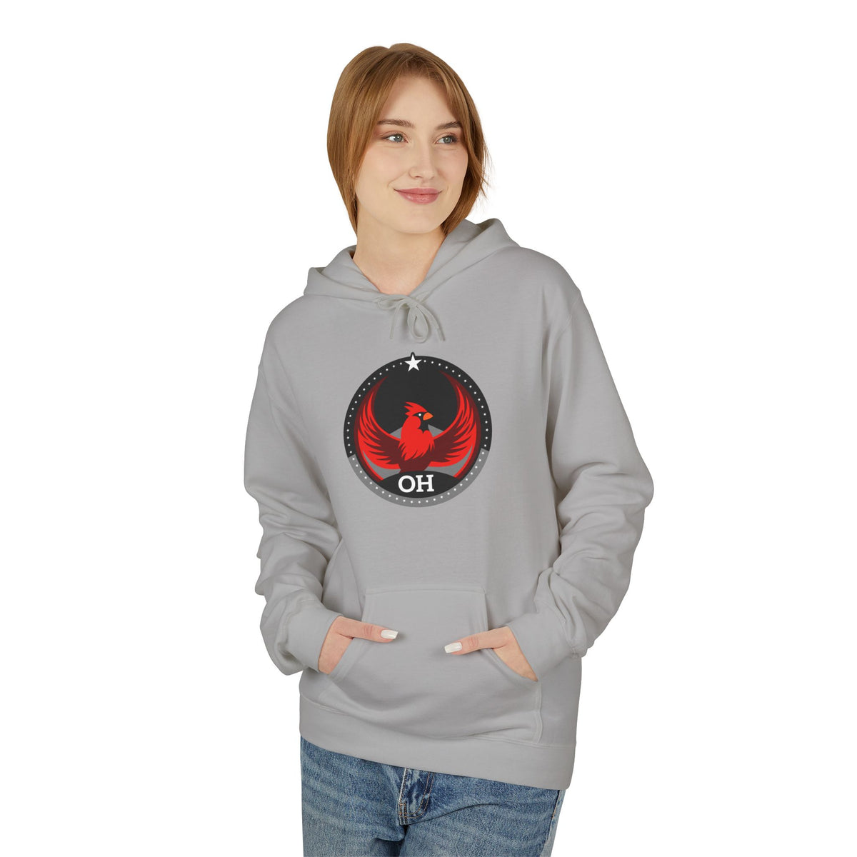 Bird Rebels Midweight Softstyle Fleece Hoodie – OH – Dark
