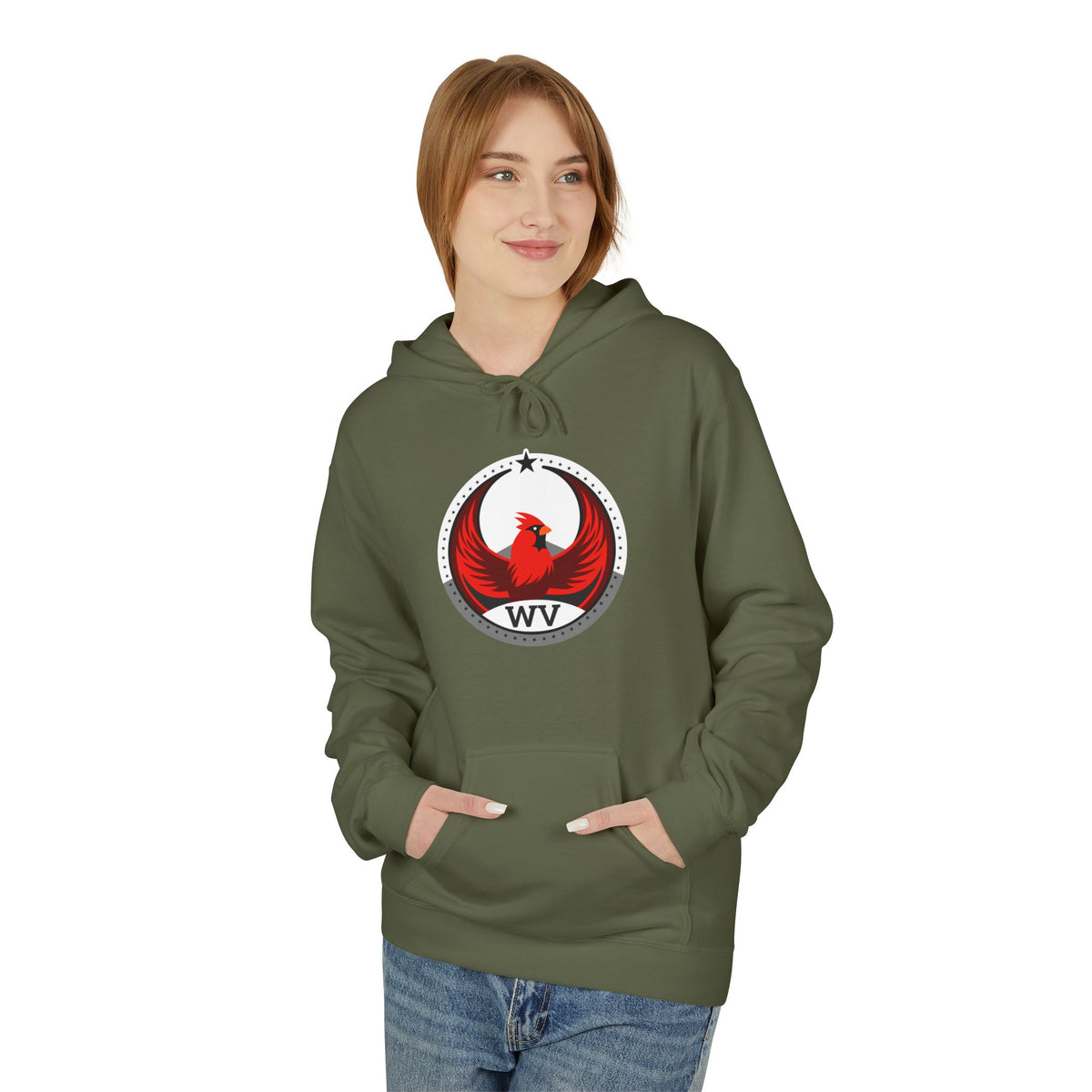 Bird Rebels Midweight Softstyle Fleece Hoodie – WV – Light