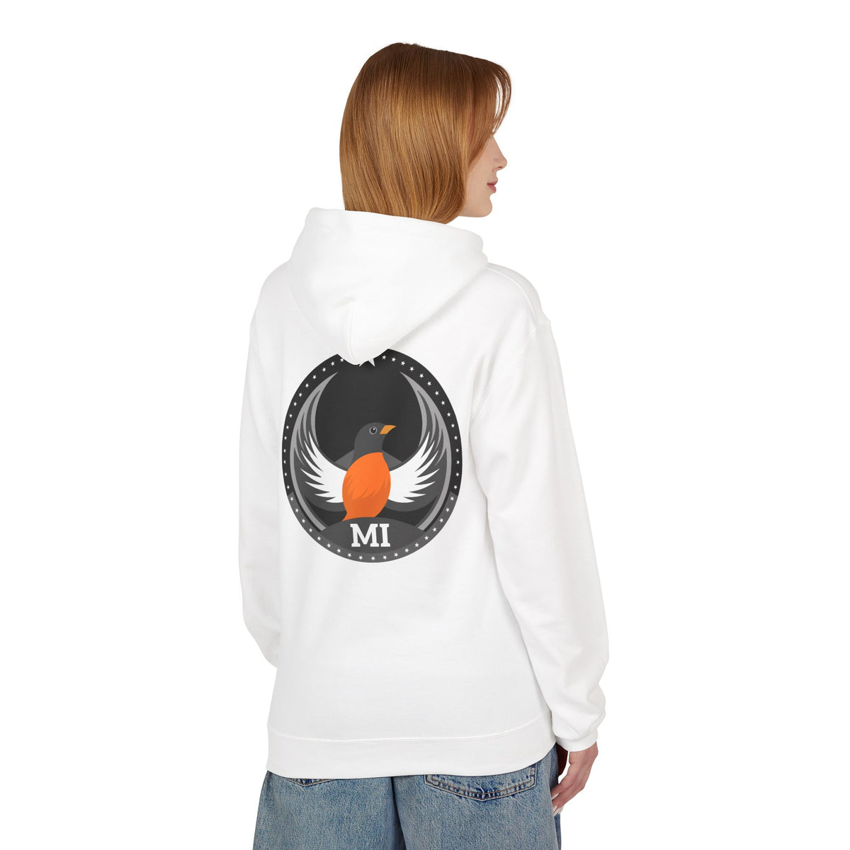 Bird Rebels Midweight Softstyle Fleece Hoodie – MI – Dark