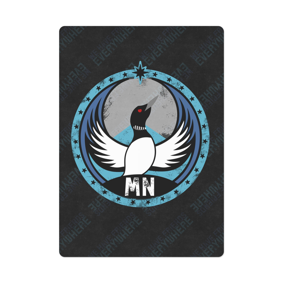 Minnesota Loon Rebel - Poker Cards - MN - We Have Friends Everywhere