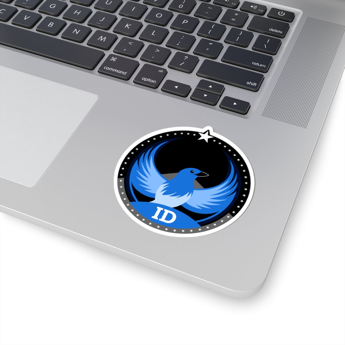 Idaho Mountain Bluebird Dark Kiss-Cut Sticker | Bird Rebels ID Community Pride Decal
