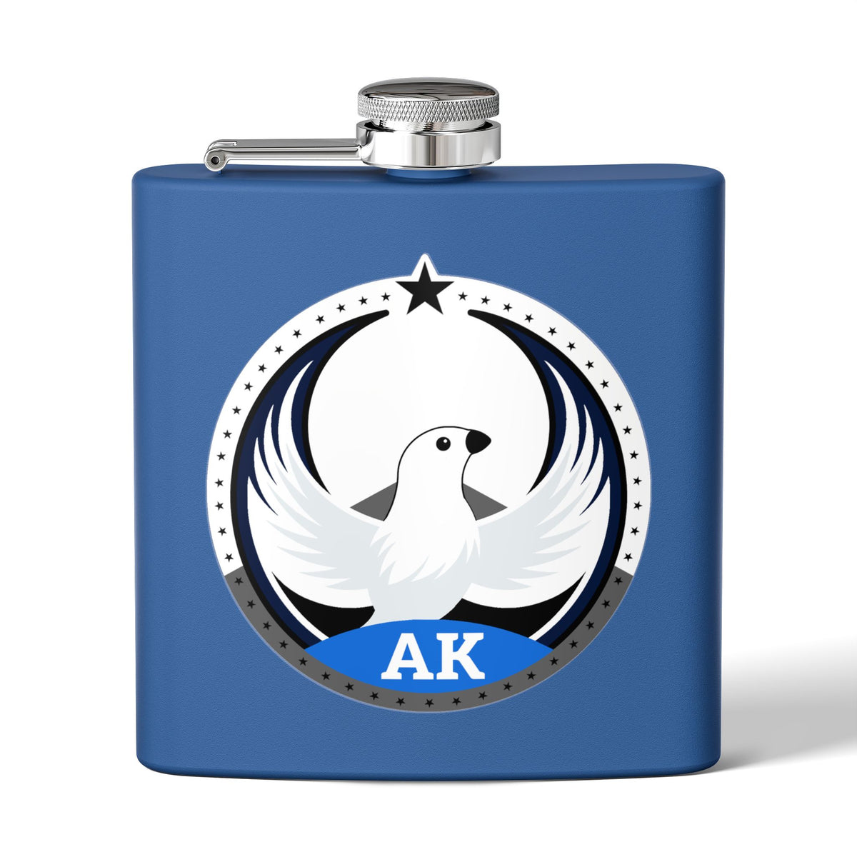 Bird Rebels 6oz Stainless Steel Flask – AK – Light