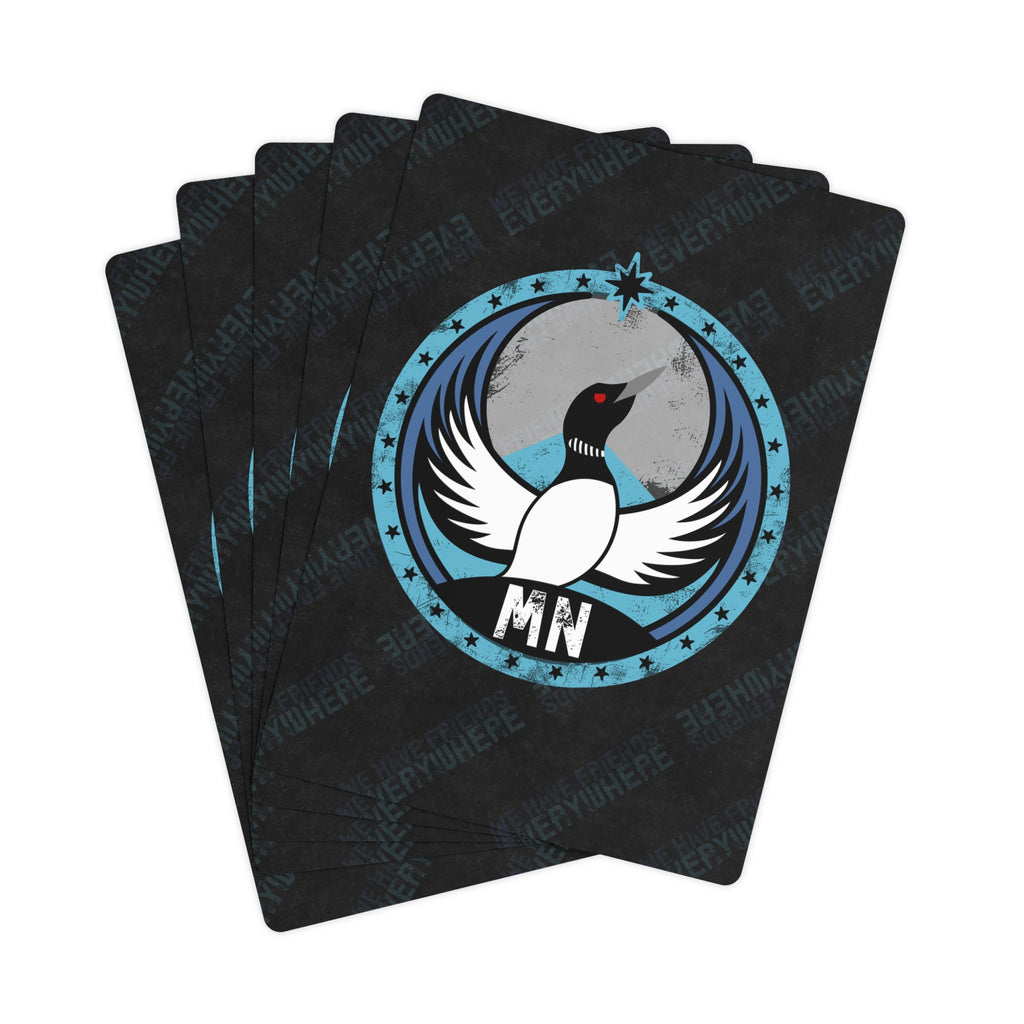 Minnesota Loon Rebel - Poker Cards - MN - We Have Friends Everywhere