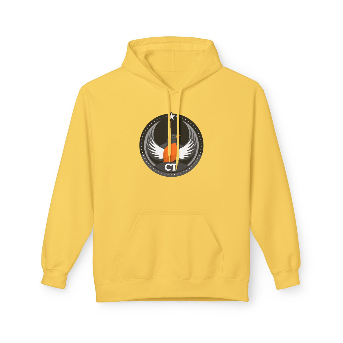 Bird Rebels Midweight Softstyle Fleece Hoodie – CT – Dark