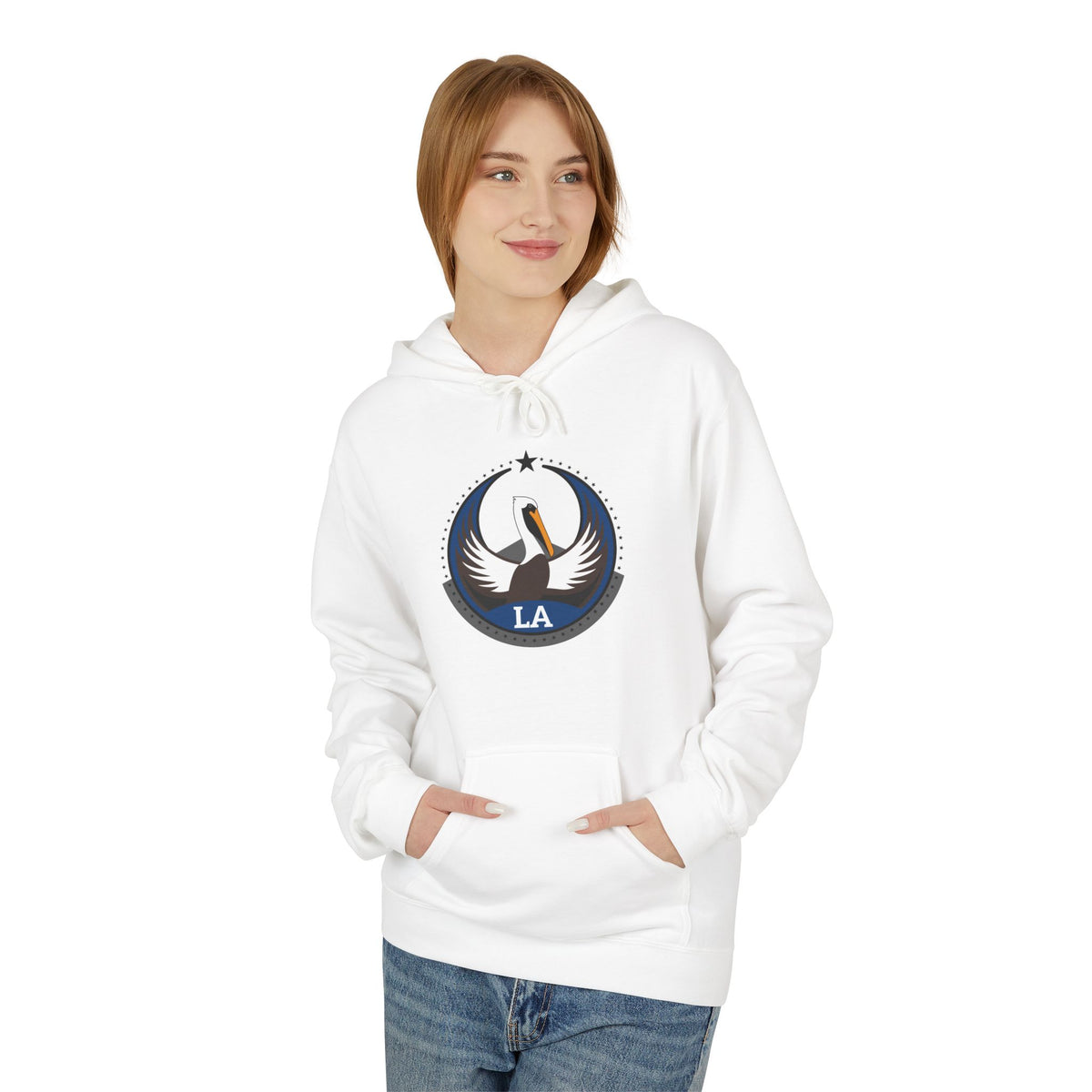 Bird Rebels Midweight Softstyle Fleece Hoodie – LA – Light
