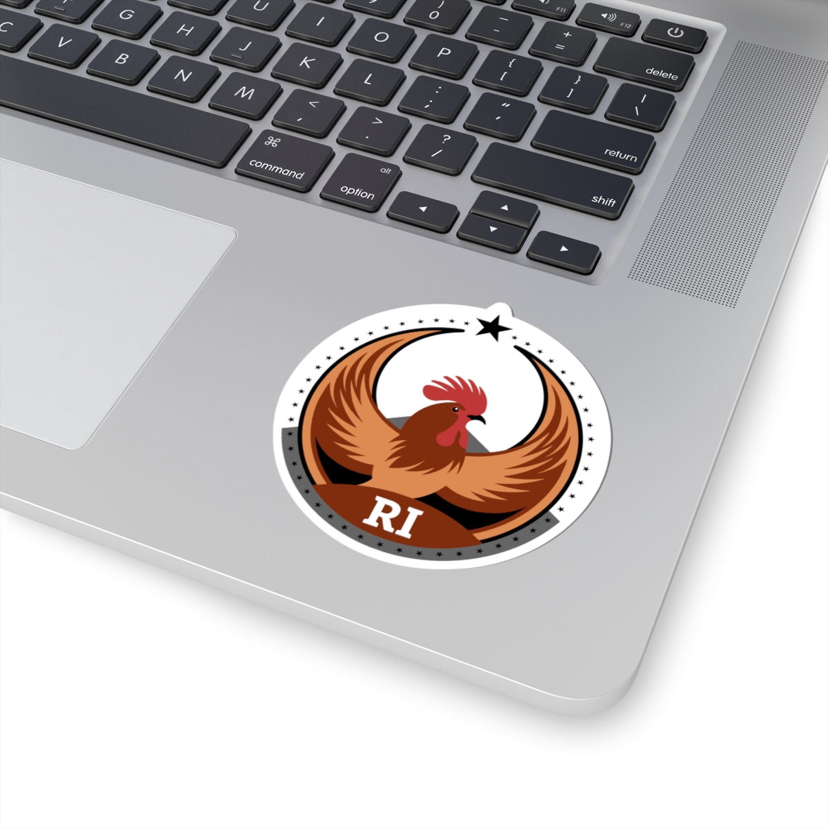 Rhode Island Rhode Island Red Light Kiss-Cut Sticker | Bird Rebels RI Community Pride Decal