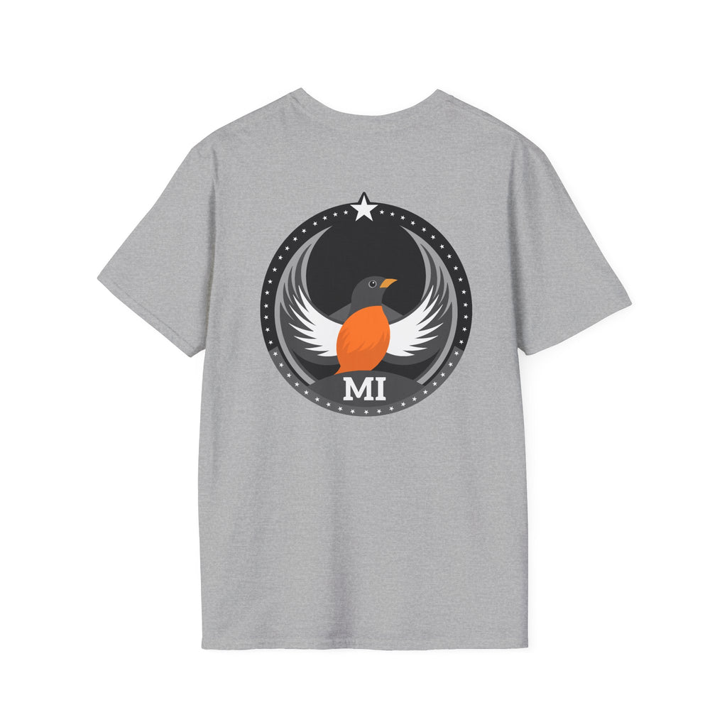 Bird Rebels Softstyle T-Shirt – MI – Dark