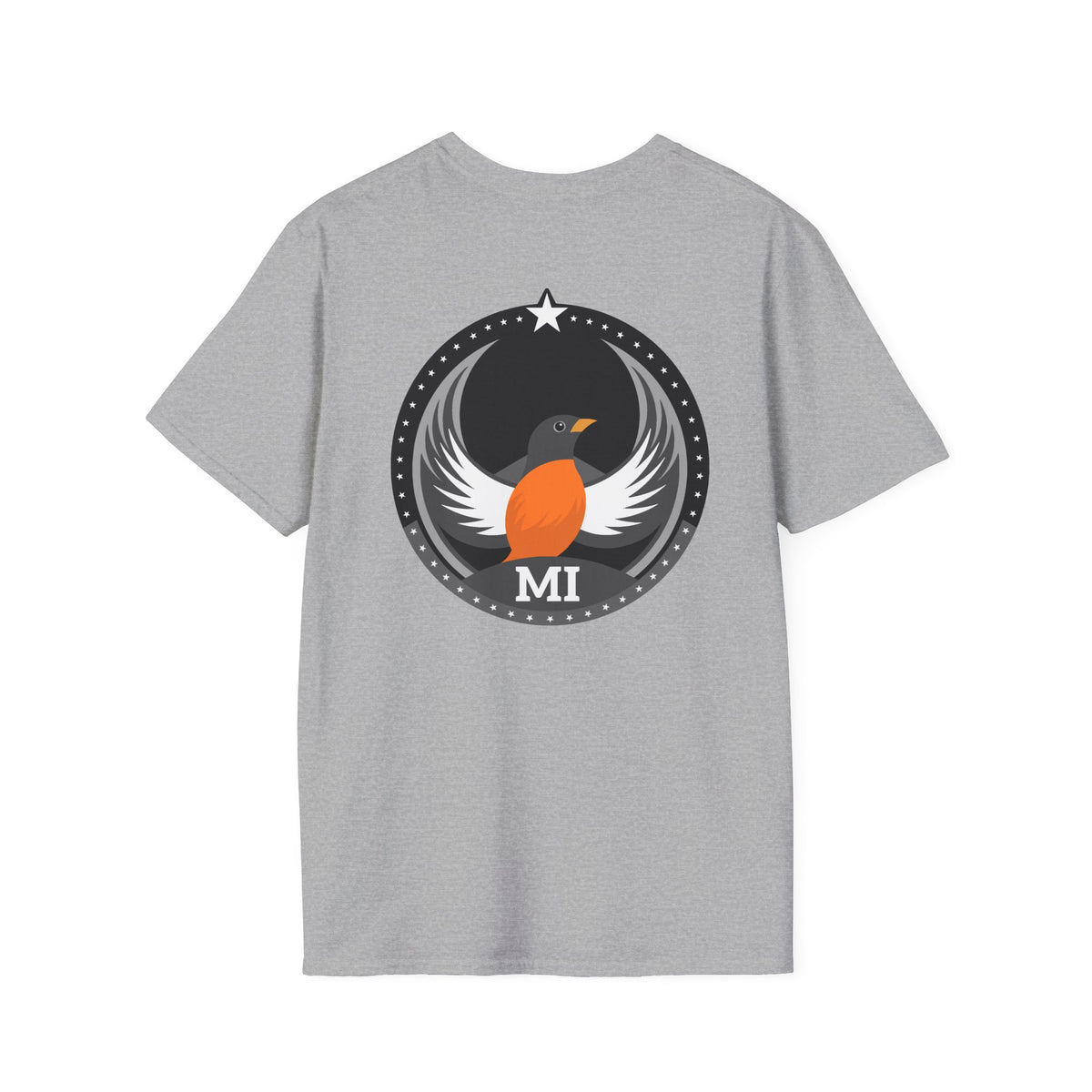 Bird Rebels Softstyle T-Shirt – MI – Dark